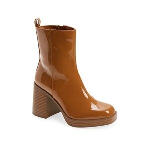 BP Millie Platform Block Heel Booties